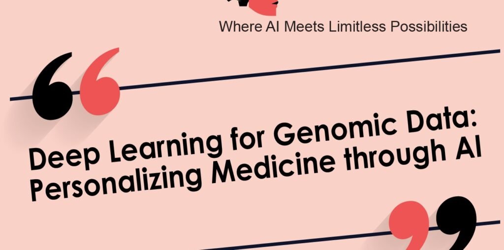 Deep Learning for Genomic Data: Personalizing Medicine through AI